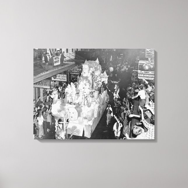 Lienzo Caballeros de Babilonia Nueva Orleans Mardigras 19 (Anverso)