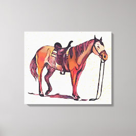 Lienzo Caballo adoquinado