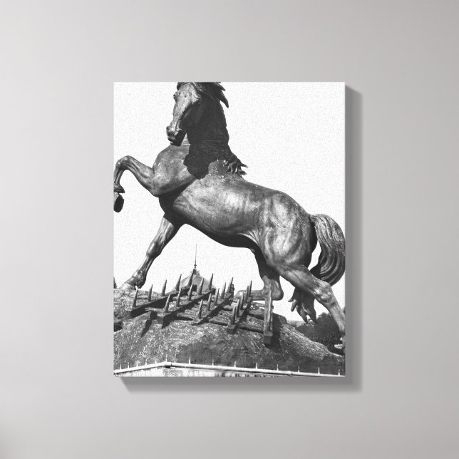 Lienzo Caballo con flecha (Anverso)