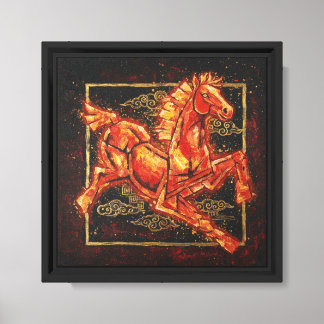 Lienzo Caballo de Fuego