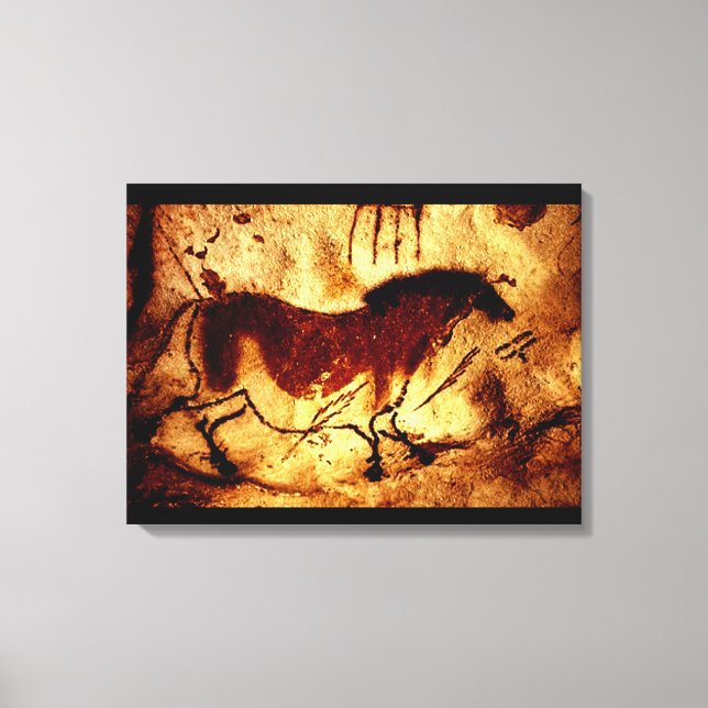 Lienzo Caballo de Lascaux (Anverso)