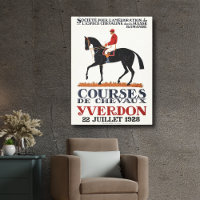 Caballo de Raza Vintage Derby Jockey Ecuestre
