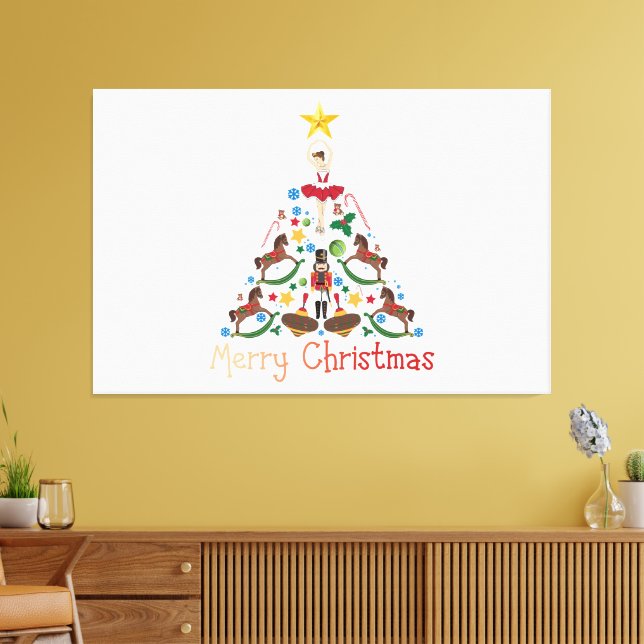 Lienzo Caballo de rock de navidad (Insitu (Sala de estar))