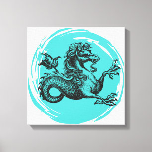 Lienzo Caballo marino Kelpie