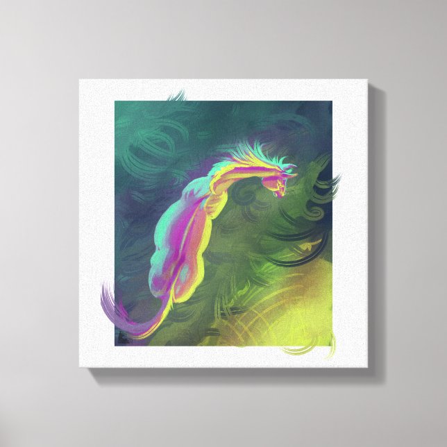 Lienzo Caballo mirando a la distancia (Anverso)