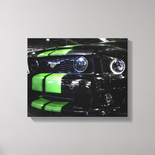 Lienzo Caballo oscuro II (Anverso)