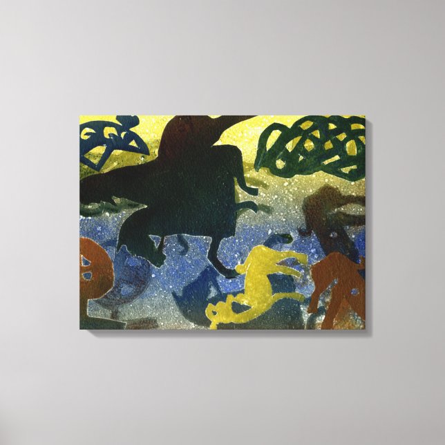 Lienzo Caballo picante (Anverso)