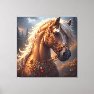 Lienzo Caballo Rojo Majestuoso