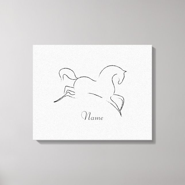 Lienzo Caballo salvaje Thunder_Cove (Anverso)