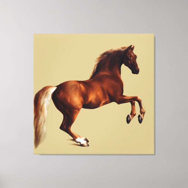Lienzo Caballo Whistlejacket de George Stubbs (Anverso)