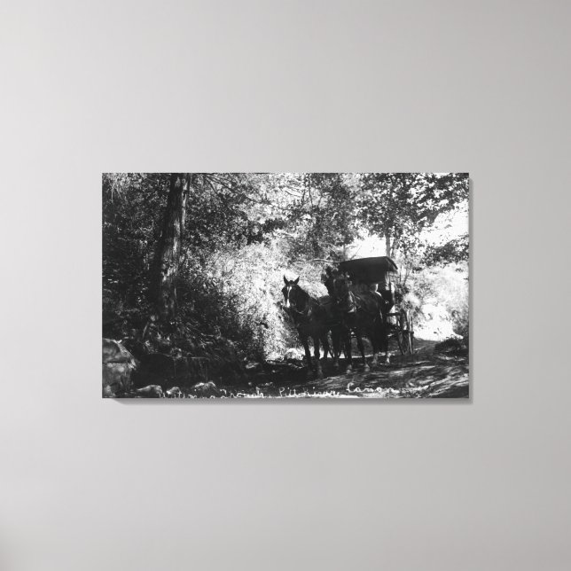 Lienzo Caballos de carga tomando un descanso (Anverso)