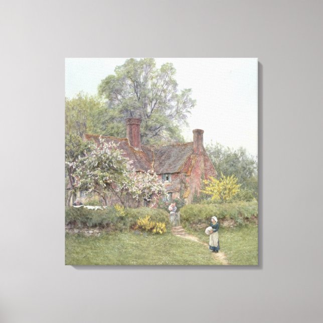 Lienzo Cabaña de Chiddingfold (Anverso)