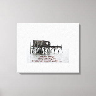 Lienzo Cabaña de la luna de miel - aterrizaje de