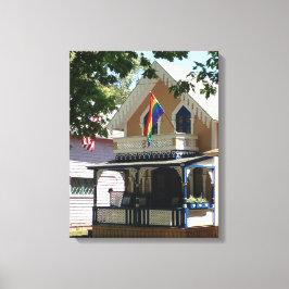 Lienzo Cabaña de pan de jengibre y orgullo - Viñedo de Ma