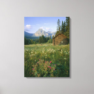 Lienzo Cabaña del Servicio de Parques Antiguos en Cut Ba