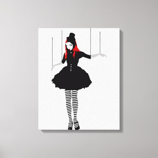 Lienzo cabaret marionette (Anverso)