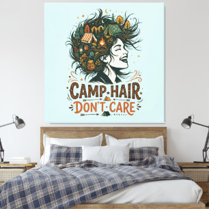 Lienzo Cabello de Campamento No Importa