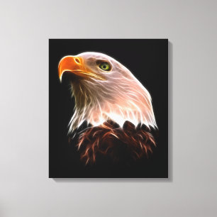 Lienzo Cabeza americana de Eagle calvo