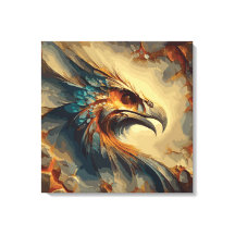 Cabeza de pájaro extinta - Material gráfico abstra