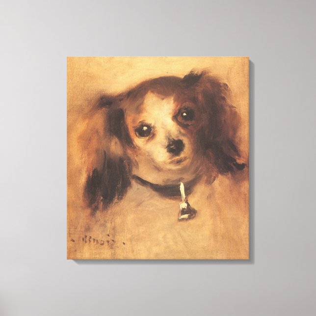 Lienzo Cabeza de perro de Pierre Renoir, Bella Artes de l (Anverso)
