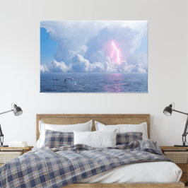 Lienzo Cabeza de tormenta