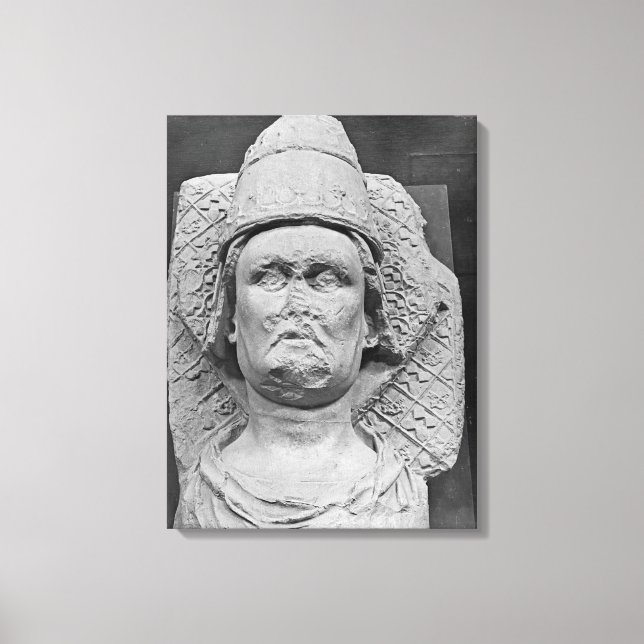 Lienzo Cabeza del Clemente VII del Antipope (Anverso)