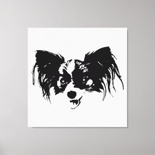 Lienzo Cabeza divertida de perro