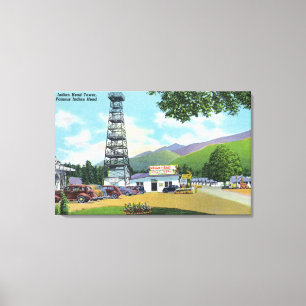 Lienzo Cabeza india y opinión principal india de la torr