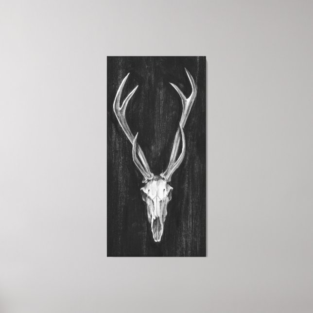 Lienzo Cabeza Rustic Deer Animal (Anverso)