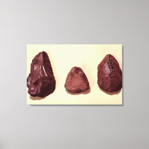 Lienzo Cabezas de hacha del pedernal