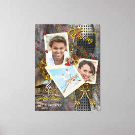 Lienzo Cabina de piedra de familia rusa