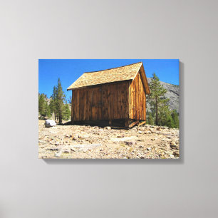 Lienzo Cabina en Bennettville, Paso Tioga, California