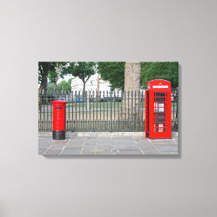 Lienzo Cabina telefónica y buzón de Londres