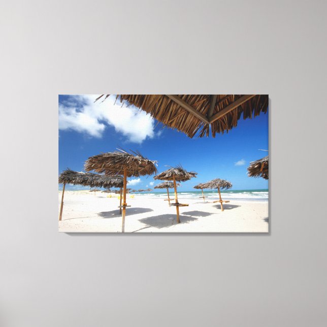 Lienzo Cabinas de playa |Brasil (Anverso)