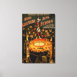 Lienzo Cable de alta tensión pirotécnica rotatorio de la