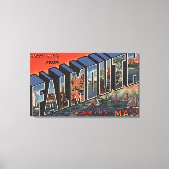 Lienzo Cabo Cod, Massachusetts (Falmouth) (Anverso)