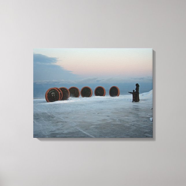 Lienzo Cabo Norte, Noruega (Anverso)