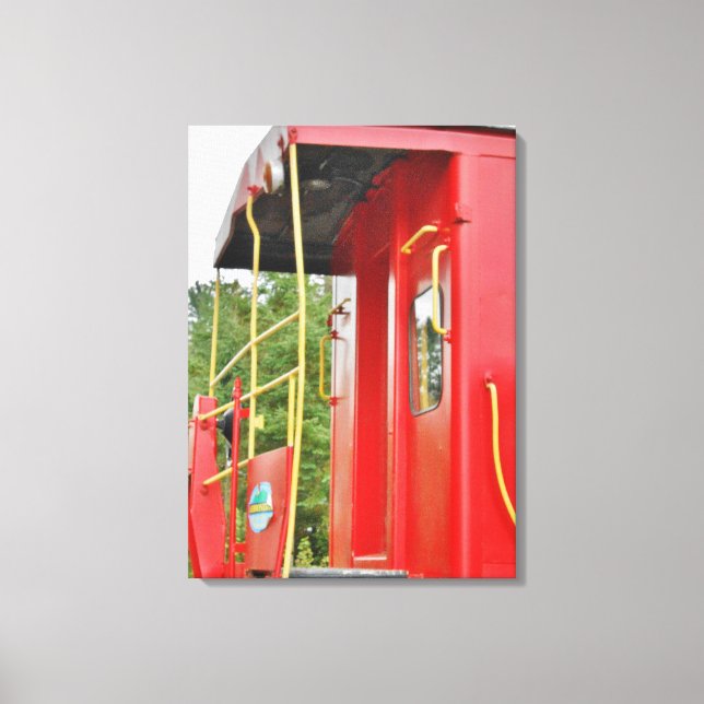 Lienzo Caboose Adirondack (Anverso)