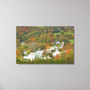 Lienzo Cabot, Vermont en otoño. Northeast Kingdom.