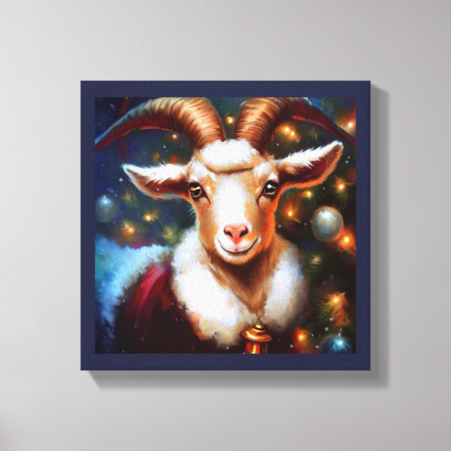 Lienzo Cabra 4 navidades (Anverso)