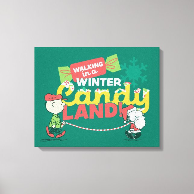 Lienzo Cacahuetes | ¡Caminando En Una Tierra De Velas De  (Anverso)