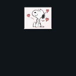 Lienzo Cacahuetes | Corazones Snoopy<br><div class="desc">Echa un vistazo a este divertido diseño de maní con Snoopy.</div>