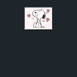 Lienzo Cacahuetes | Corazones Snoopy<br><div class="desc">Echa un vistazo a este divertido diseño de maní con Snoopy.</div>