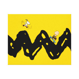 Lienzo Cacahuetes   Embarcadero de Snoopy y Charlie Brown