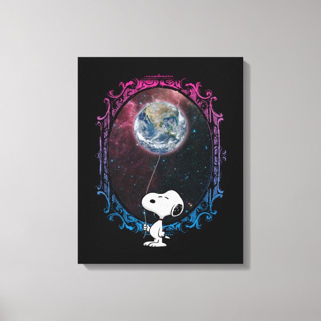 Lienzo Cacahuetes | Globo Snoopy Spout (Anverso)