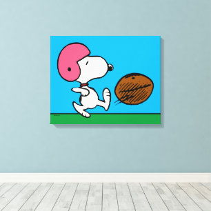 Lienzo Cacahuetes   Snoopy Football Kicker