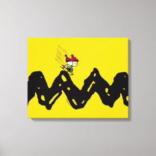 Lienzo Cacahuetes   Snoopy & Linus Sled Ride