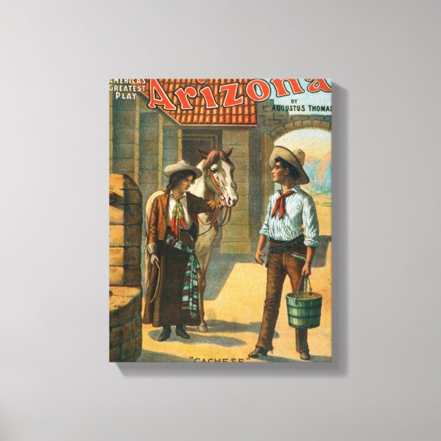 Lienzo Cachese de Arizona "la mejor obra de Estados Unido (Anverso)
