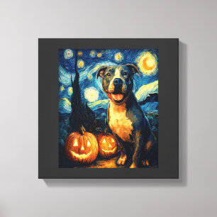 Lienzo Cachorro Cute American Staffordshire Terrier Hallo