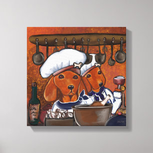LIENZO CACHORROS DE CHEF